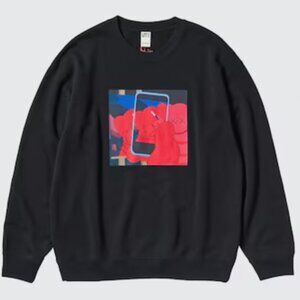 KAWS + WARHOL SWEATSHIRT 09 BLACK